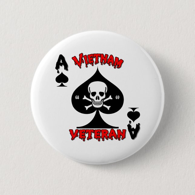 Vietnam-Veteranengeschenke 68-69 Button (Vorderseite)