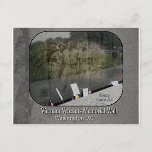 Vietnam Veterans Memorial Postcard Postkarte