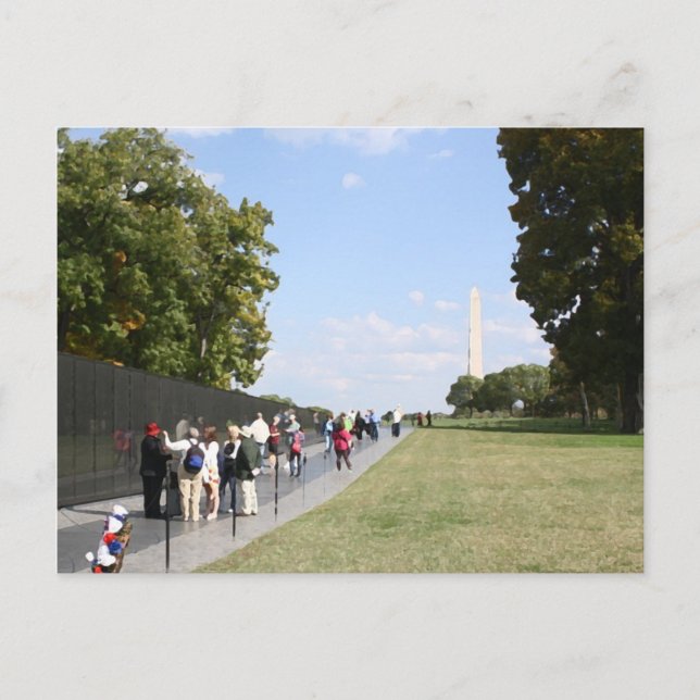 Vietnam Veterans Memorial Postkarte (Vorderseite)