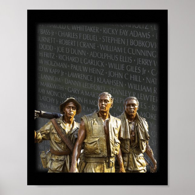 Vietnam Veterans Memorial Wall, Washington Poster (Vorne)