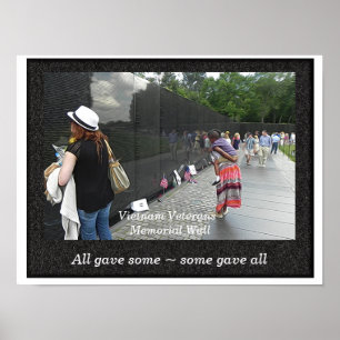 Vietnam Veterans Memorial Wand _ Kunst Druck Poster