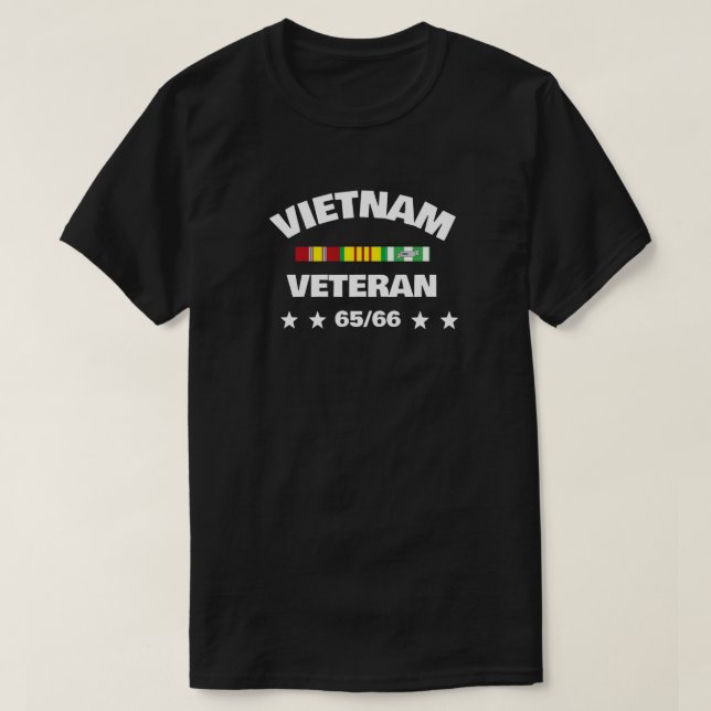 VIETNAM VETERANS TOUR OF DUTY 65-66 T-Shirt (Design vorne)