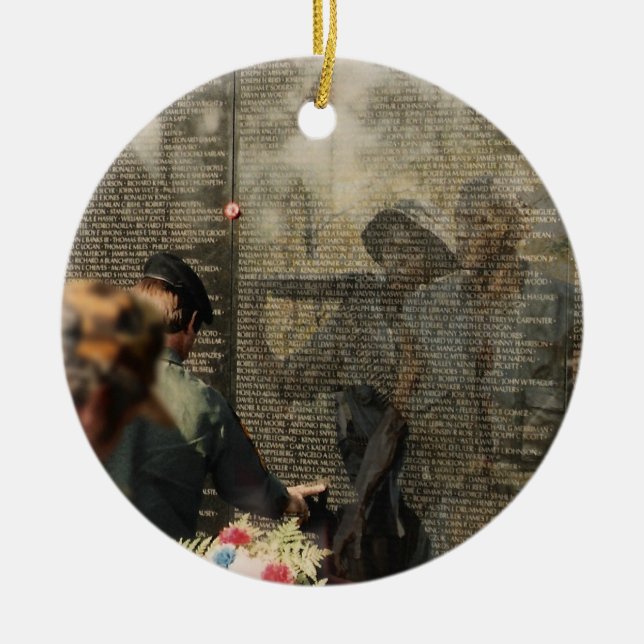 Vietnam Veterans Tribut Keramik Ornament (Vorne)