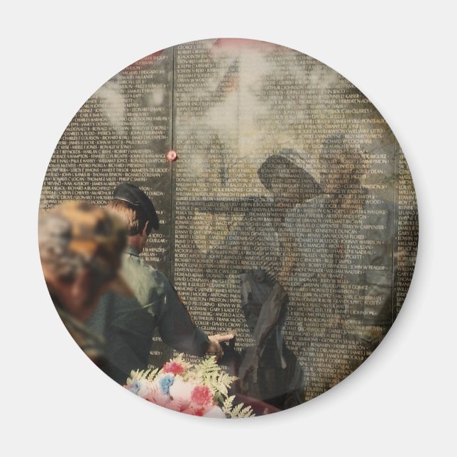 Vietnam Veterans Tribut Magnet (Vorne)