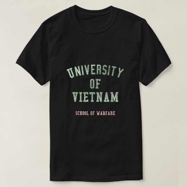 Vietnam Veterans University of Vietnam School T-Shirt (Design vorne)