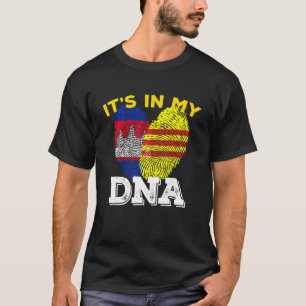 Vietnam Viet Vietnamesische Flagge Kambodscha Khme T-Shirt