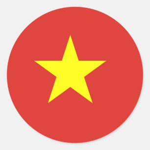 Vietnam (Vietnamesisch) Runder Aufkleber