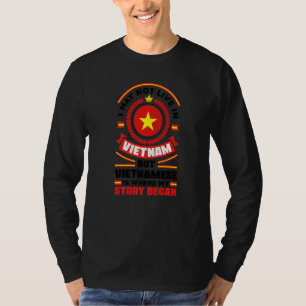 Vietnam Vietnamesisch Vietnam-Flagge Zitat Premium T-Shirt