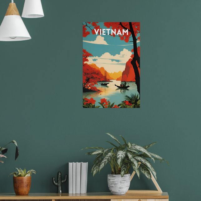 Vietnam Vintag Poster (Wohnzimmer 1)