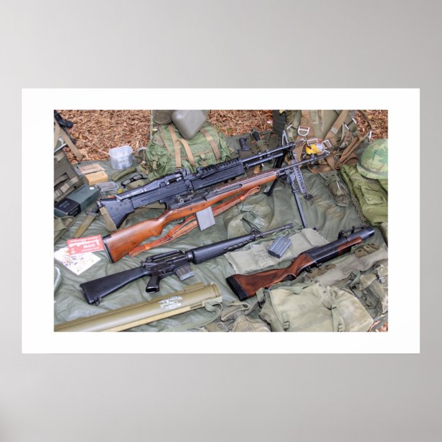 Vietnam - Waffen und Gear Poster (Vorne)