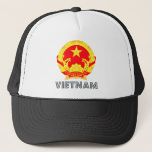 Vietnam-Wappen Truckerkappe
