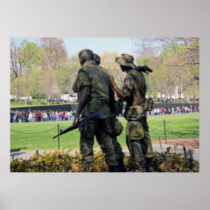 Vietnam War Memorial D.C. Poster