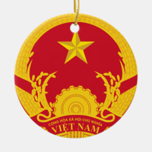 Vietnam* Weihnachtsbaum-Verzierung Keramik Ornament