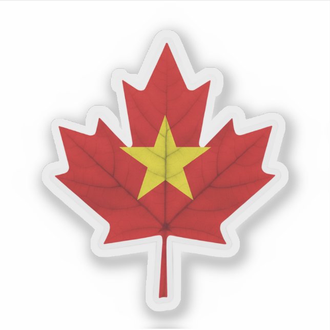 Vietnamese Canadian Aufkleber (Vorderseite)