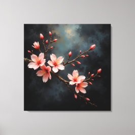 Vietnamese Peach Blossom Art Leinwanddruck