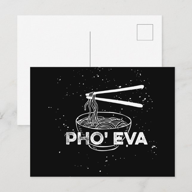 Vietnamesisch Food Pho Lover Postkarte (Vorne/Hinten)