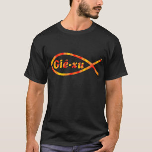 Vietnamesisch Giê-xu (Jesus) Fisch T-Shirt