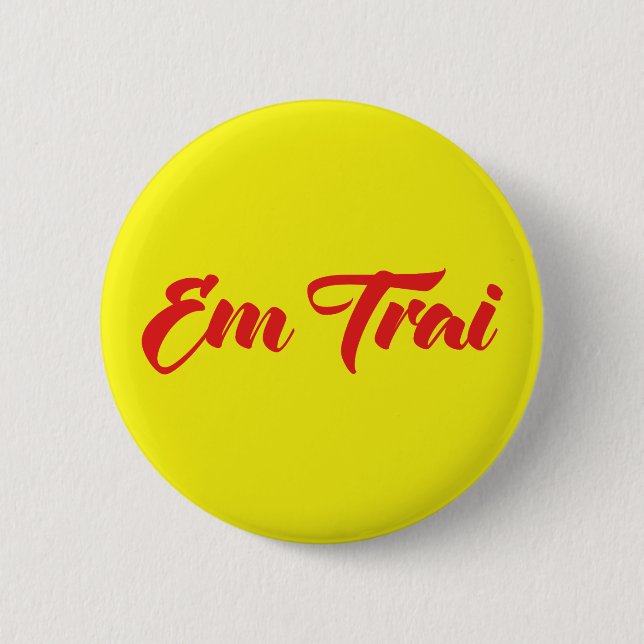 Vietnamesisch (jung) Bruder - Em Trai ~ Tietet Viv Button (Vorderseite)
