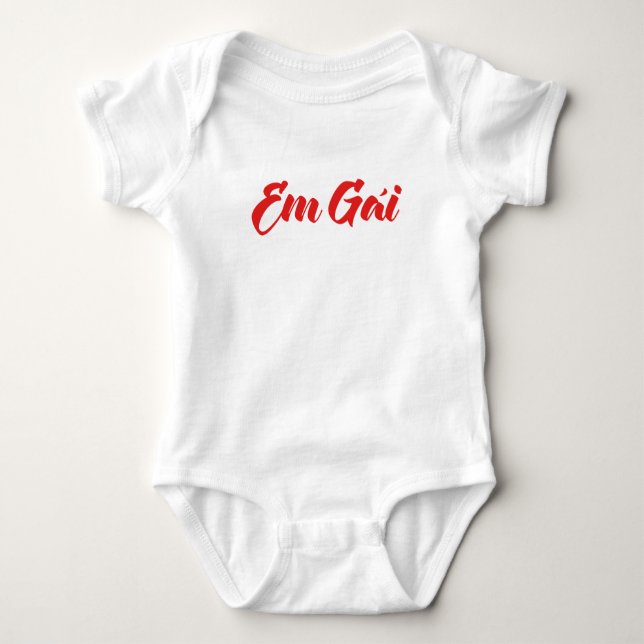 vietnamesisch (jung) Schwester - Em Gái ~ Tietet Baby Strampler (Vorderseite)