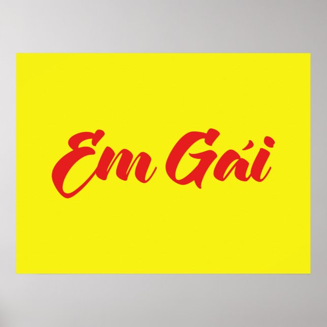 vietnamesisch (jung) Schwester - Em Gái ~ Tietet Poster (Vorne)