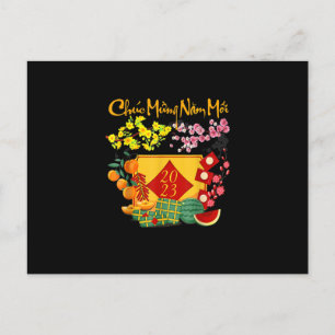 Vietnamesisch Lunar New Year - Teet 2023 Decoratio Postkarte