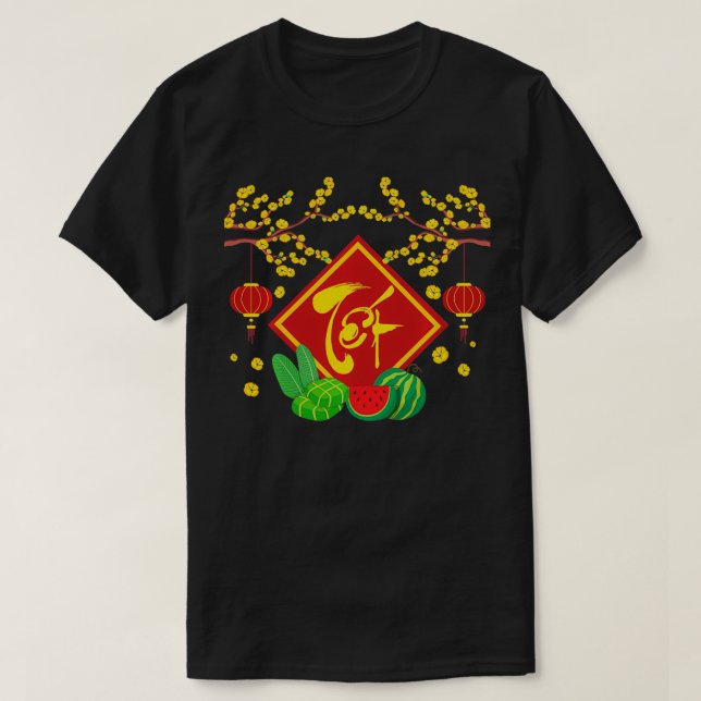 Vietnamesisch Lunar New Year Tet 2022 T-Shirt (Design vorne)