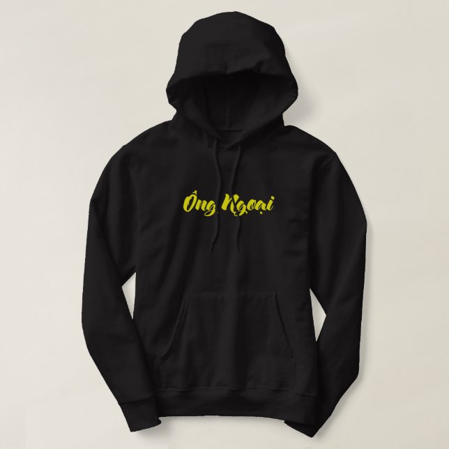 Vietnamesisch (mütterlich) Großvater - Ông Ngoi Hoodie (Design vorne)