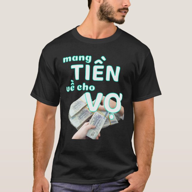 Vietnamesisch Neujahr 2022 Tiger Mang Tien Ve Cho  T-Shirt (Vorderseite)