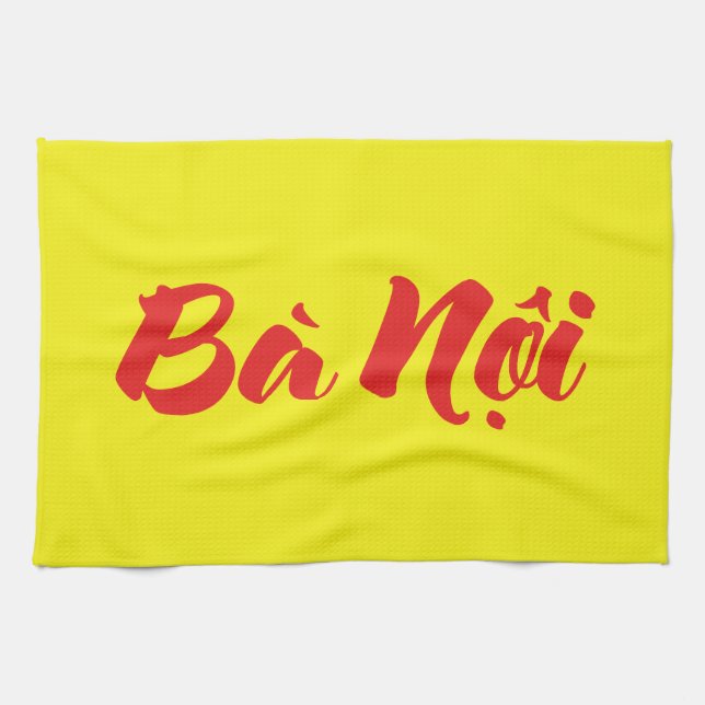 Vietnamesisch (Paternal) Großmutter - Bà Noi Küchentuch (Horizontal)