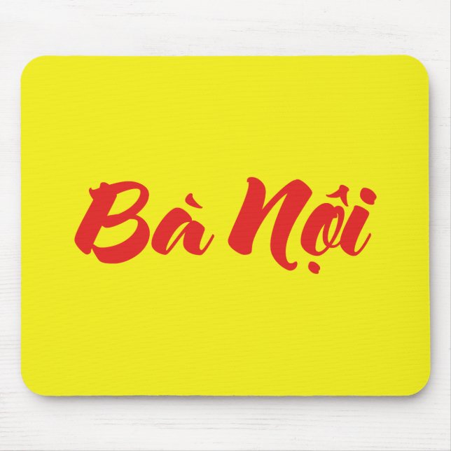 Vietnamesisch (Paternal) Großmutter - Bà Noi Mousepad (Vorne)