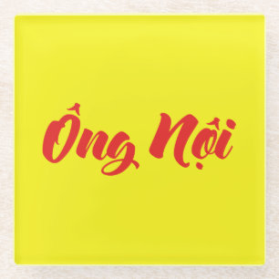 Vietnamesisch (Paternal) Großvater - Ông Noi Glasuntersetzer