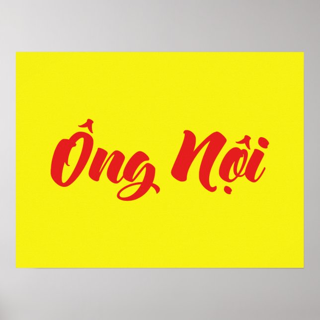 Vietnamesisch (Paternal) Großvater - Ông Noi Poster (Vorne)