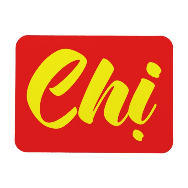 Vietnamesisch Sister - Chmi ~ TietNetVivimont Lang Magnet (Horizontal)