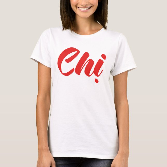 Vietnamesisch Sister - Chmi ~ TietNetVivimont Lang T-Shirt (Vorderseite)