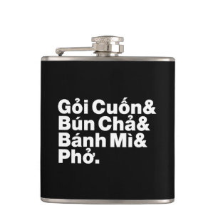 Vietnamesisch Street Food Flachmann