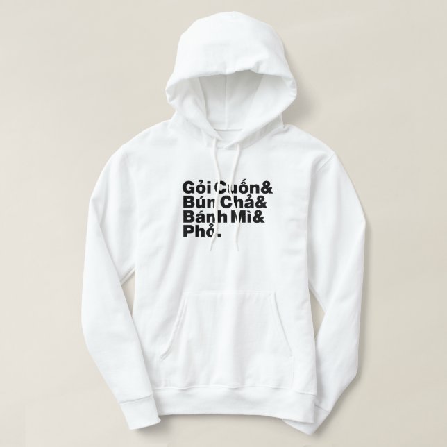 Vietnamesisch Street Food Hoodie (Design vorne)