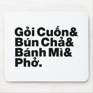 Vietnamesisch Street Food Mousepad
