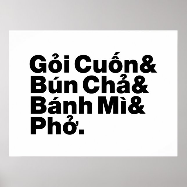 Vietnamesisch Street Food Poster (Vorne)