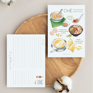 Vietnamesisch Sweet Soup Postcard Postkarte