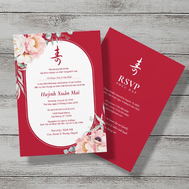 Vietnamesisch (Thibots) ThæLebng Lebenserwartung G Einladung (Von Creator hochgeladen)