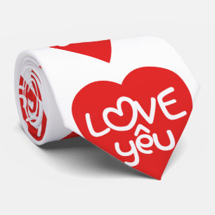 Vietnamesisch Valentine in Liebe Yêu in asiatische Krawatte
