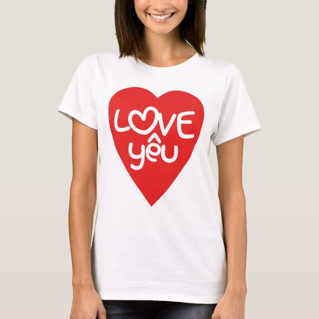 Vietnamesisch Valentine in Liebe Yêu in asiatische T-Shirt (Vorderseite)