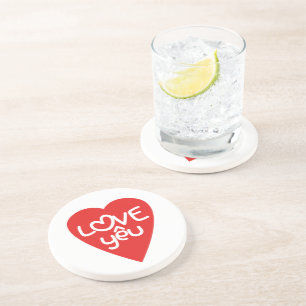 Vietnamesisch Valentine in Liebe Yêu in asiatische Untersetzer