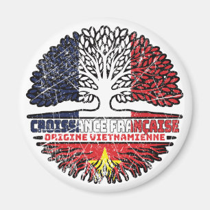 Vietnamesisch Vietnam Französisch Frankreich Baum Magnet