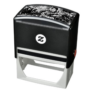 vietnamesische Briefmarke mit einem bewaffneten Mä Permastempel