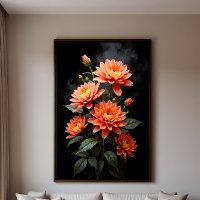 Vietnamesische Chrysantheme auf dem Mond