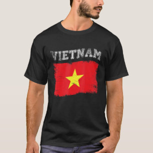 vietnamesische Fahne Tourist Holiday Destination V T-Shirt