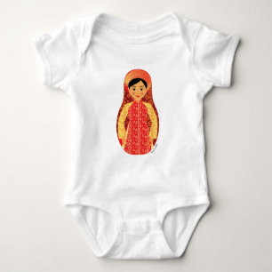 Vietnamesische Feuer-Matroschka Baby Strampler