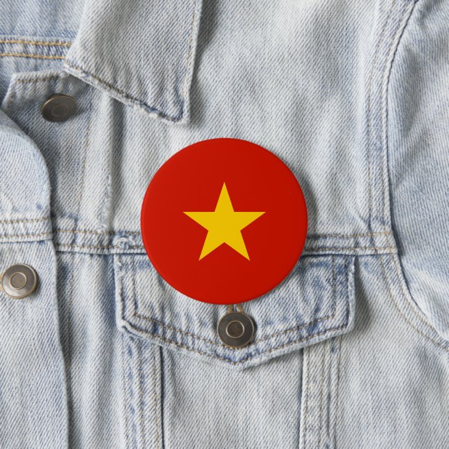 Vietnamesische Flagge Button (Beispiel)
