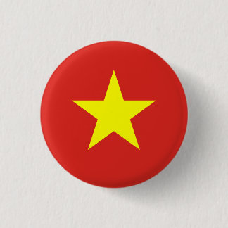 vietnamesische Flagge, Flagge Vietnams Button